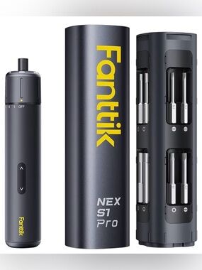 Fanttik NEX S1 Pro Electric Screwdriver Set - 16 Steel Bits - Great Gift New NWT